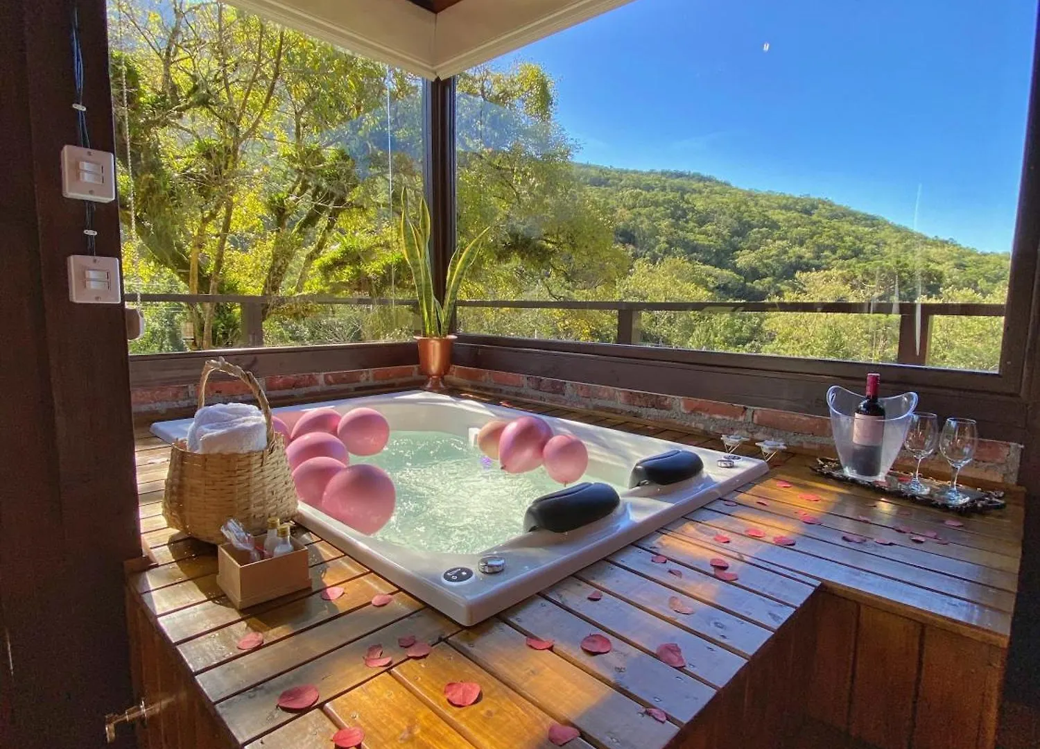 بيت خشبي Cabana Com Visual Incrivel Para A Serra Timbe do Sul