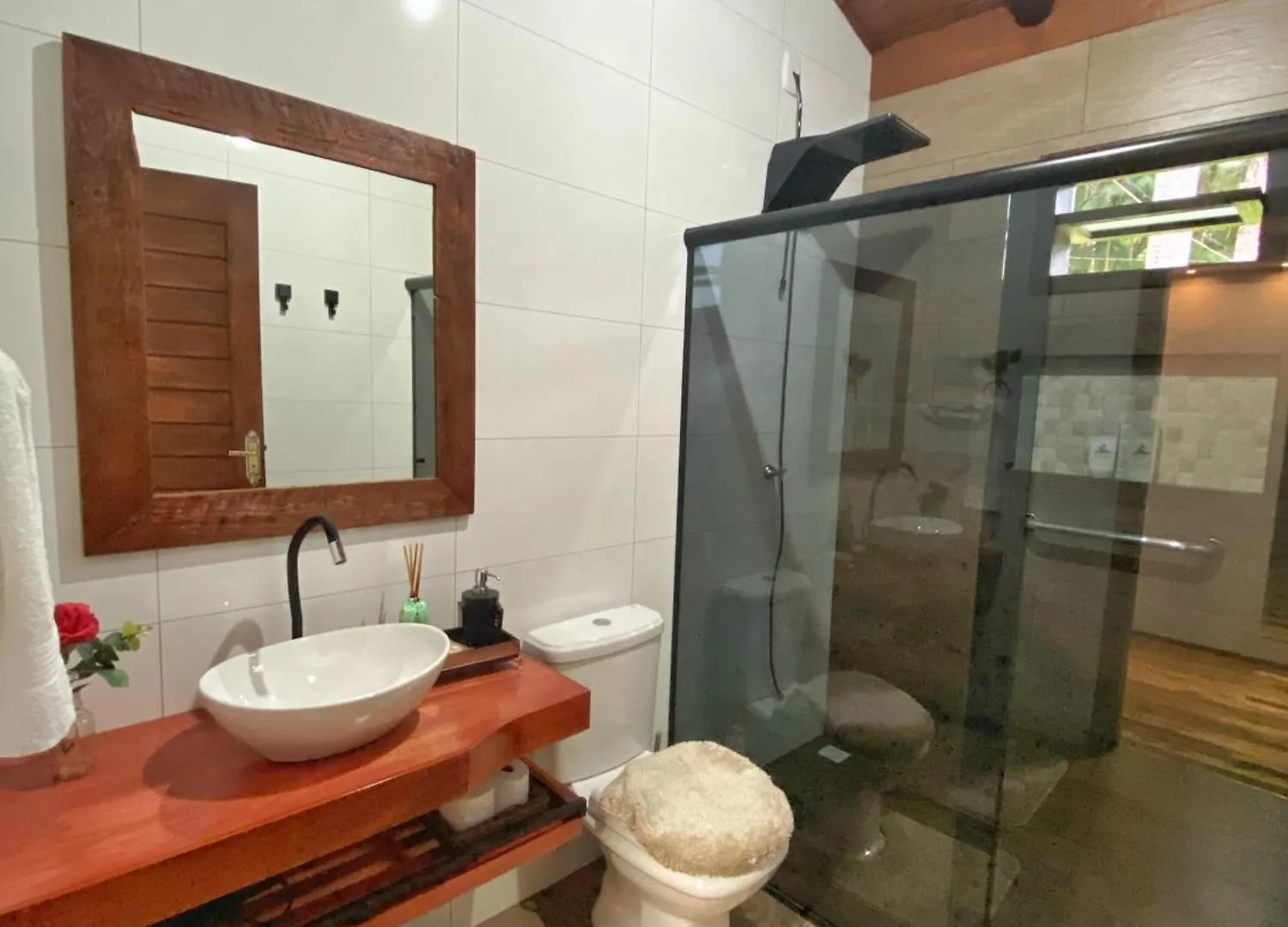 Cabana Com Visual Incrivel Para A Serra Timbe do Sul بيت خشبي