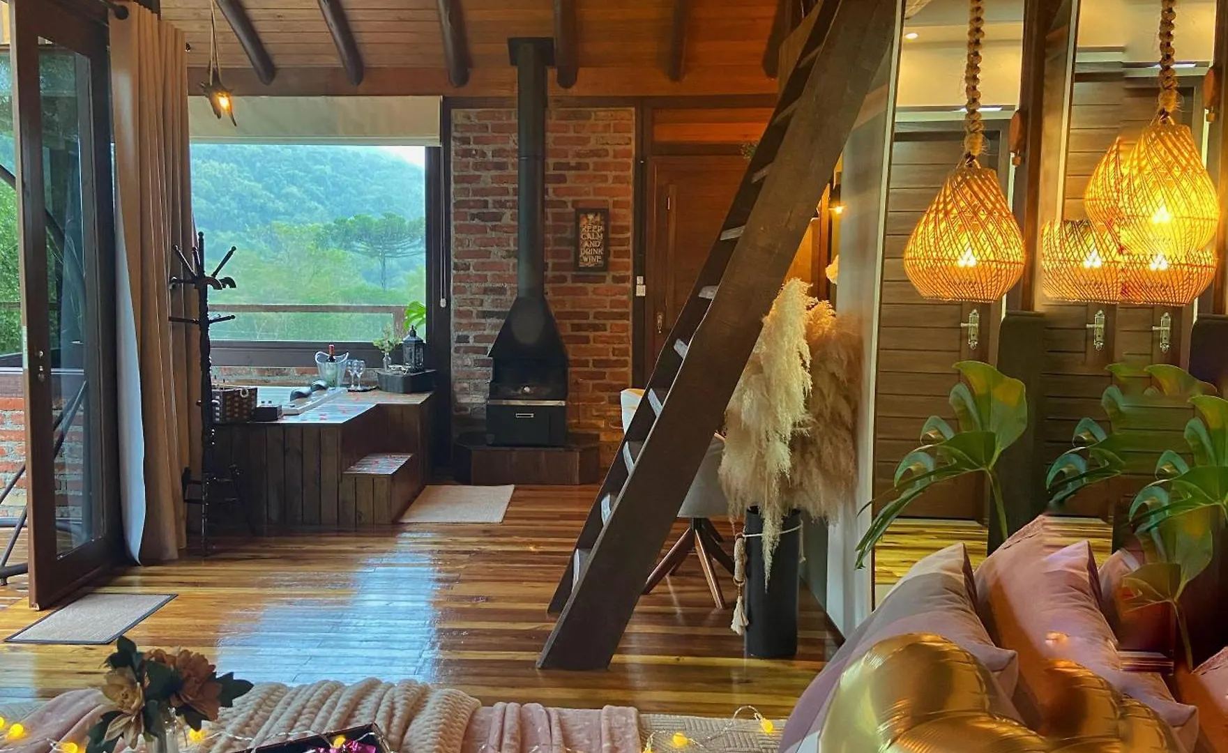 Cabana Com Visual Incrivel Para A Serra Timbe do Sul البرازيل