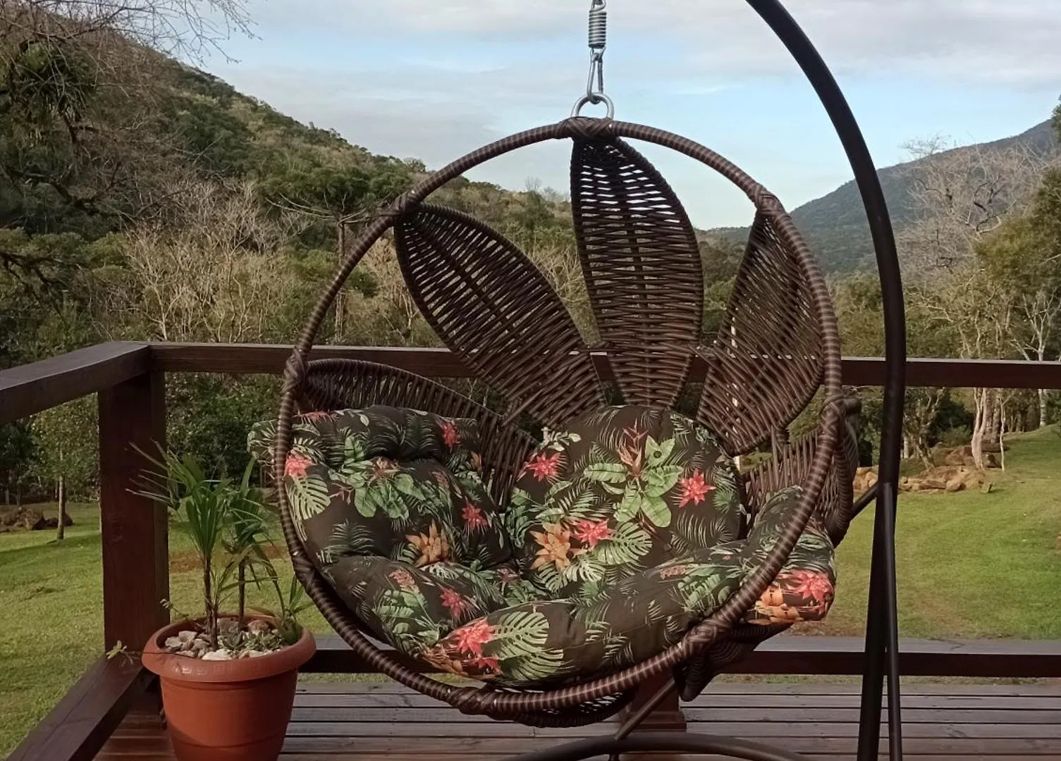 Cabana Com Visual Incrivel Para A Serra Timbe do Sul بيت خشبي