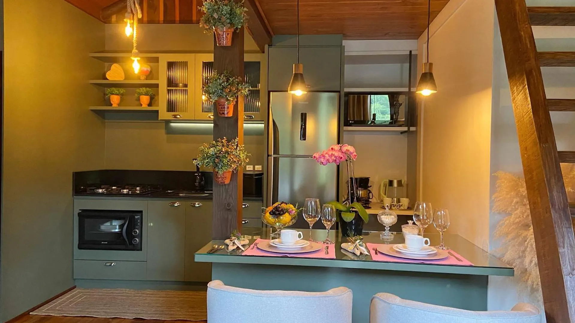 Cabana Com Visual Incrivel Para A Serra Timbe do Sul بيت خشبي